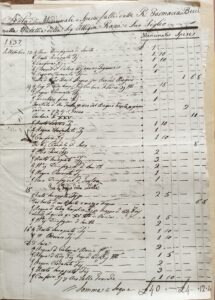 Note di pagamento per l'assistenza ad Allegra Racah e al figlio Giacobbe, malati di colera, ASCEPI, 634