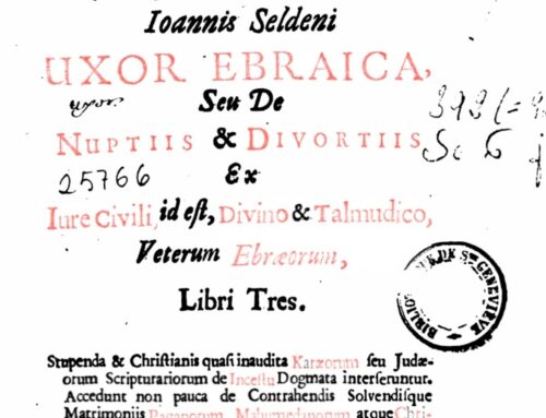 Matrimoni ebraici: fonti a stampa secc. XVI-XVIII