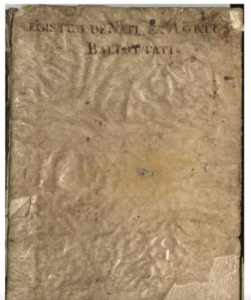 Registro dei Nati, Morti e Ballottati, Pisa, Archivio della comunità ebraica di Pisa, c. 62